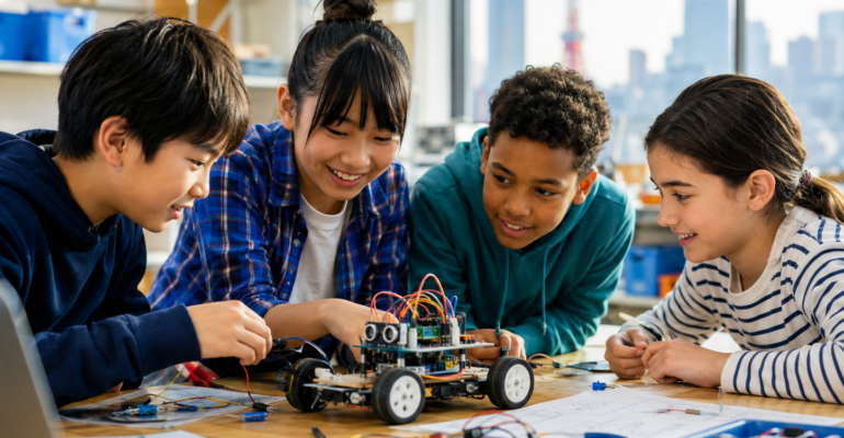Robotics for kids developing teamwork and engineering skills